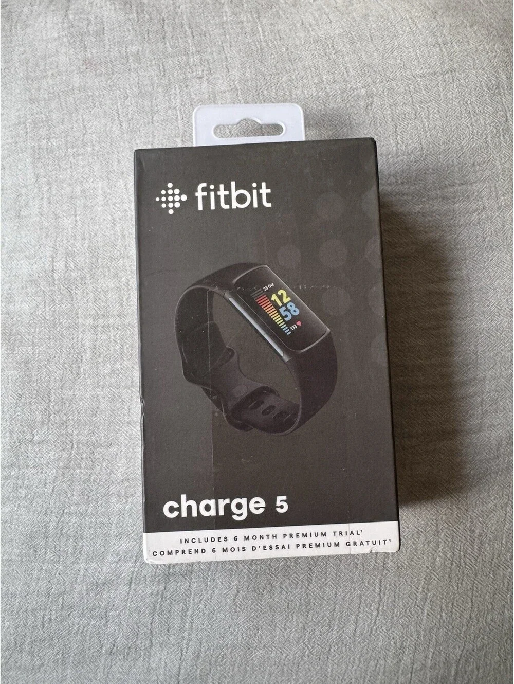 Fitbit Charge 5 Fitness & Health Tracker Black – never used
